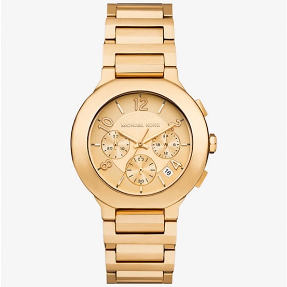 Michael Kors Accessories - MICHAEL KORS
Oversized Gramercy Gold-Tone Watch